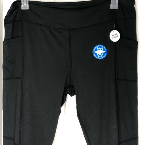 Zone Pro Pants & Jumpsuits Black Moisture Wicking Active Workout